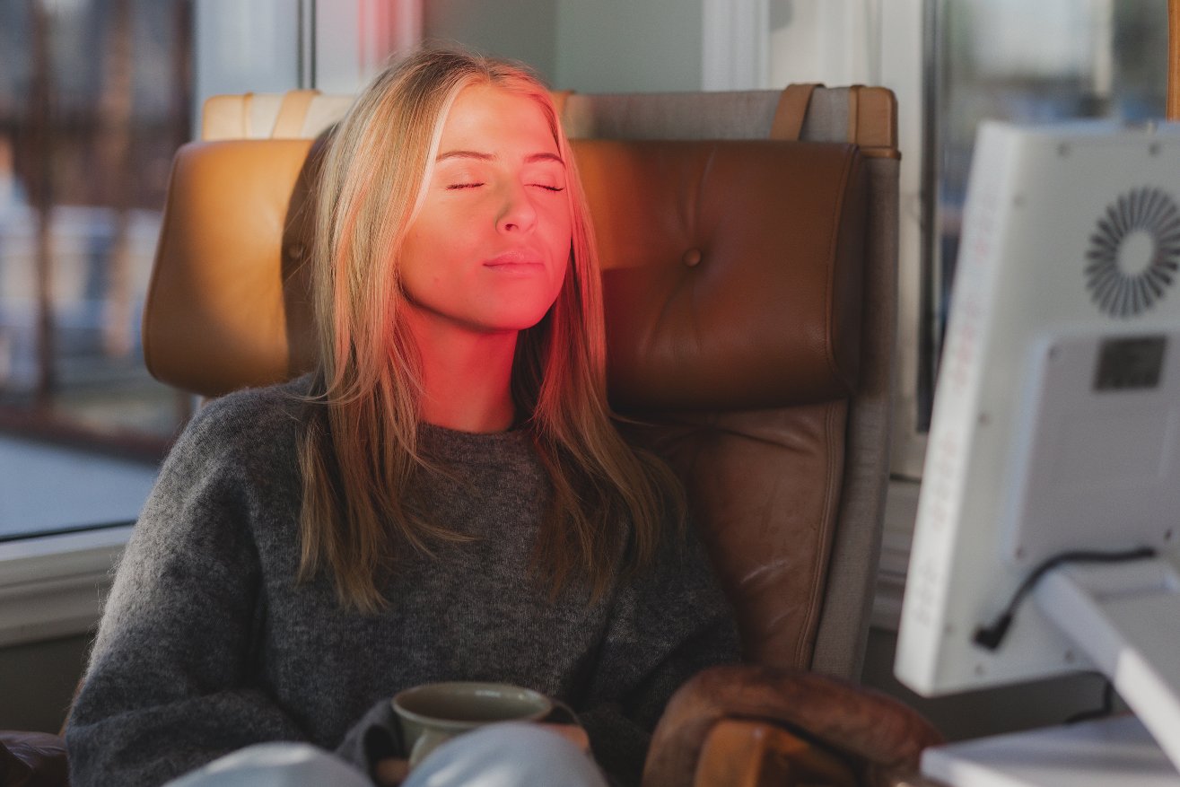 Kraftfull Rödljusterapi Lampa Hemma 80 LED 400W – Vit