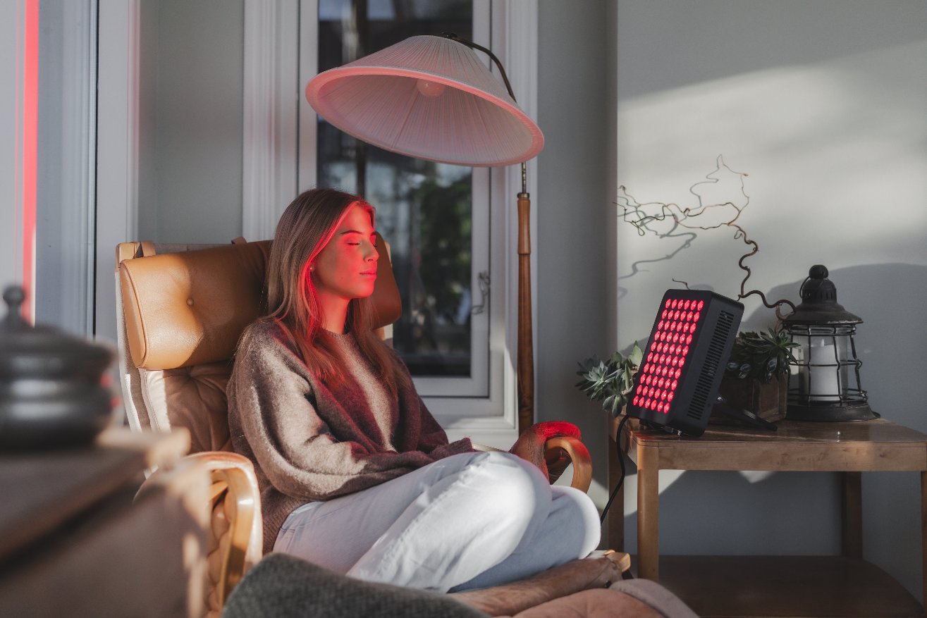 Rödljusterapi Lampa 60 LED 300W – Svart