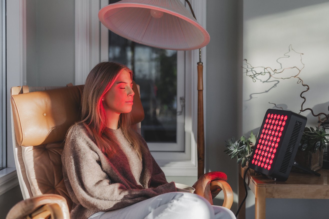 Rödljusterapi Lampa 60 LED 300W – Svart