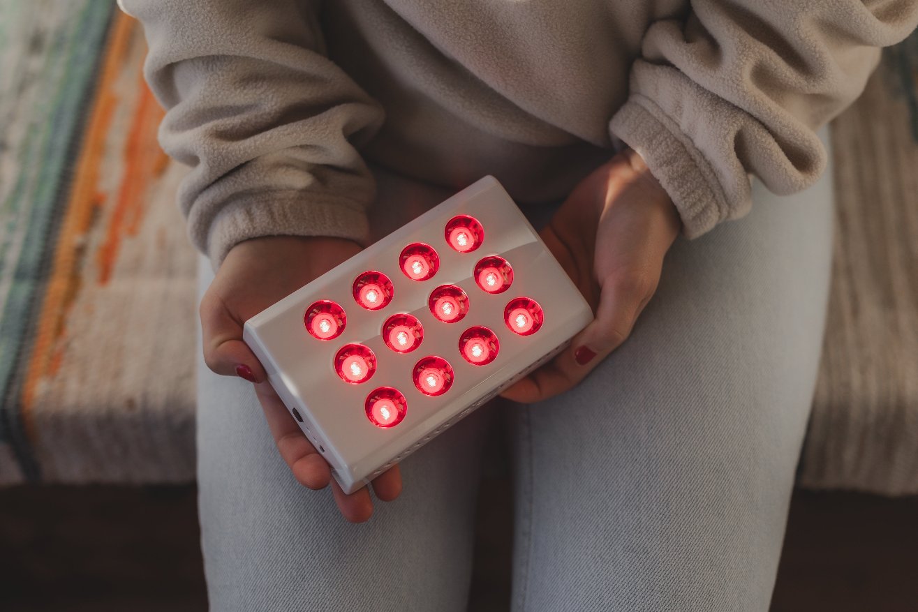 Portabel Rödljusterapi Mini Lampa 60W – Vit