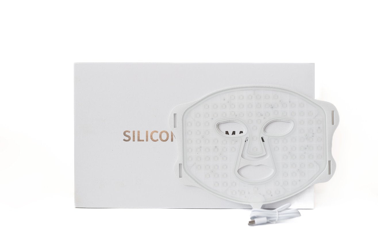 Rödljusterapi LED Mask 105 LED – Vit