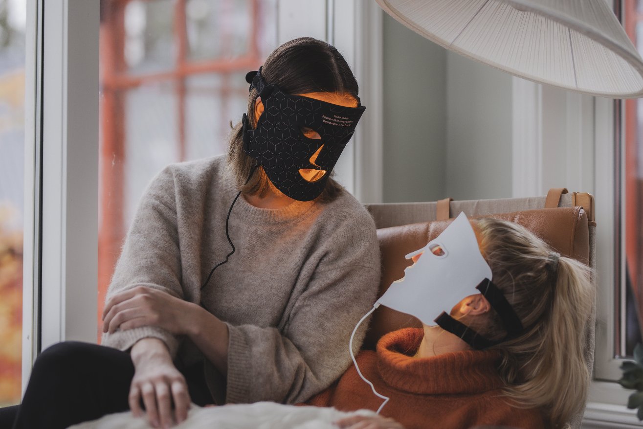 Rödljusterapi LED Mask 105 LED – Vit