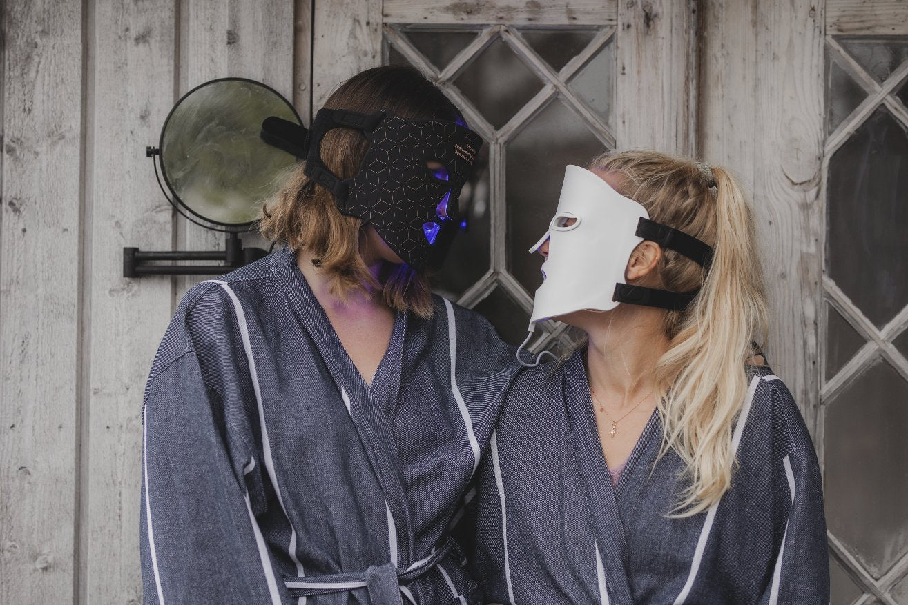 Rödljusterapi LED Mask 105 LED – Vit